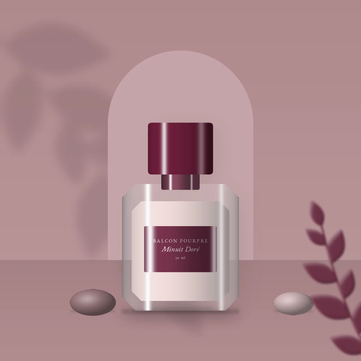 Parfum Minuit Doré voluptueux – Balcon Pourpre, photo d'ambiance
