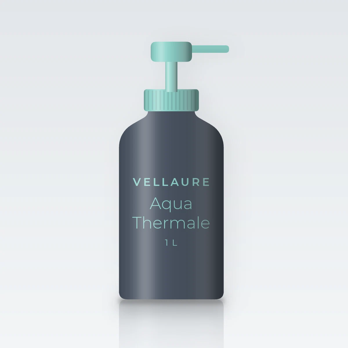 Gel douche Aqua Thermale à l'huile de noyau d'abricot – Vellaure, flacon-pompe 1 L