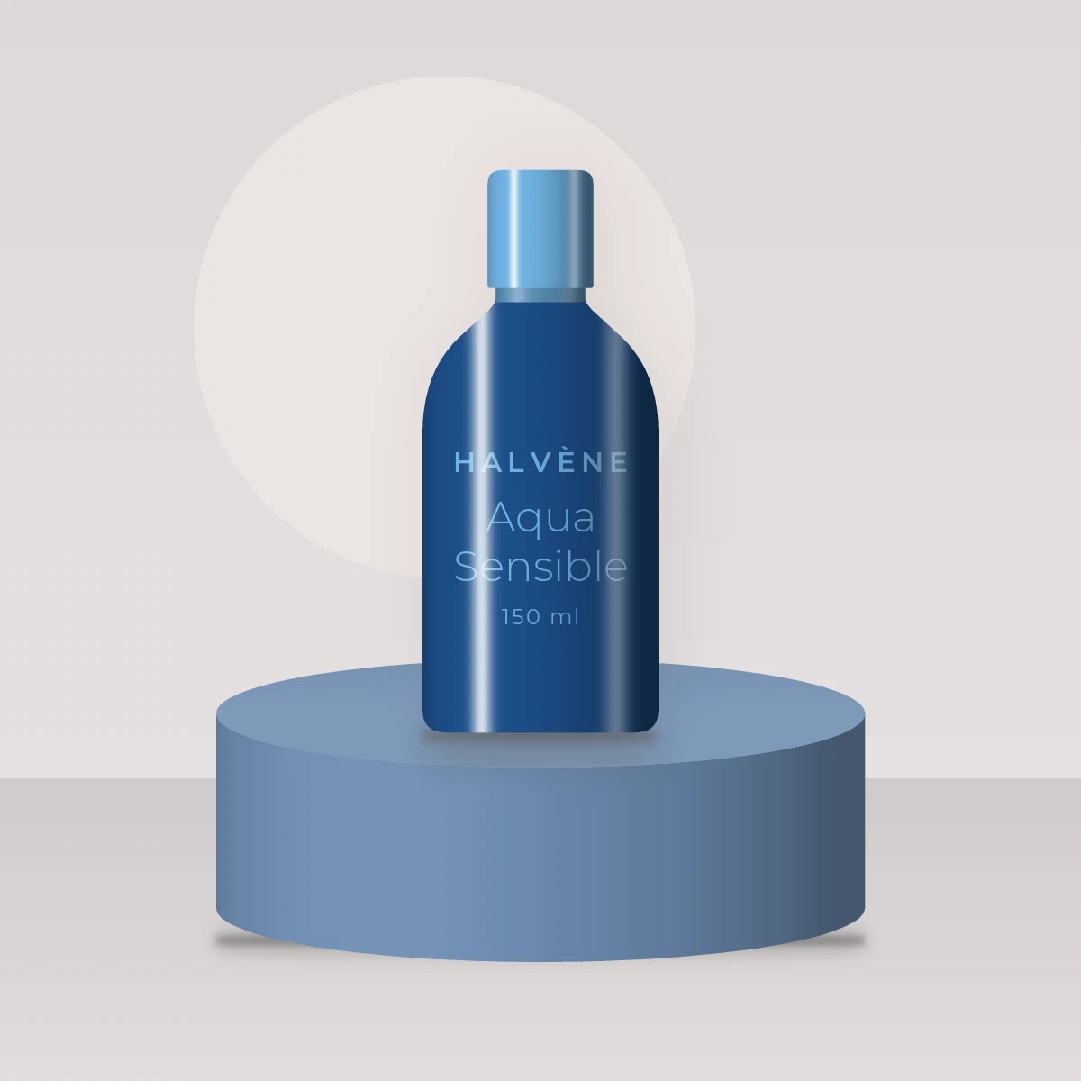 Nettoyant visage énergisant Aqua Sensible – Halvène, photo d'ambiance