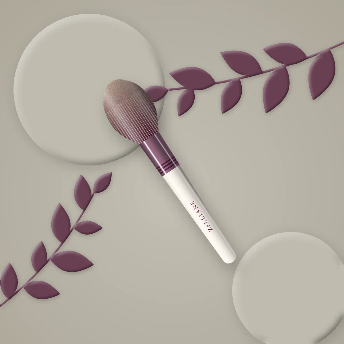 Brosse à crêper en bois d'érable – Zelliane, photo d'ambiance