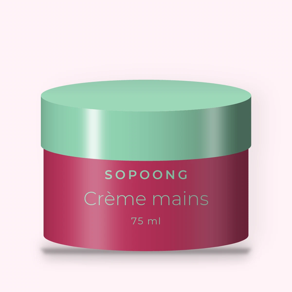 Crème mains et ongles anti-dessèchement à l'huile de macadamia – Sopoong, pot 75 ml