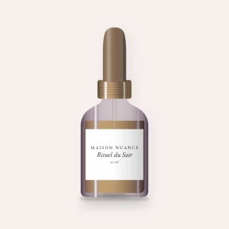 Huile à barbe Rituel du Soir à la figue de Barbarie – Maison Nuance, flacon compte-gouttes 30 ml