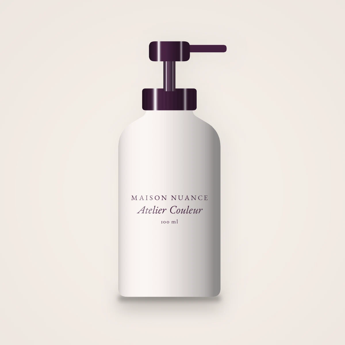 Gel douche Atelier Couleur sans savon – Maison Nuance, flacon-pompe 100 ml