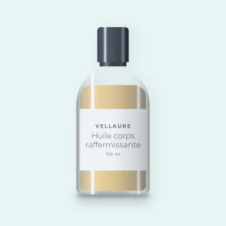 Huile corps sèche raffermissante au chia – Vellaure, flacon 150 ml