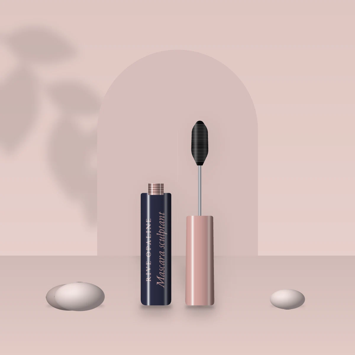 Mascara sculptant à l'huile d'avocat – Rive Opaline, photo d'ambiance