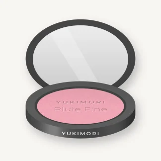 Blush Pluie Fine anti-fatigue – Yukimori, boîtier 6 g, teinte 02 Rose tendre