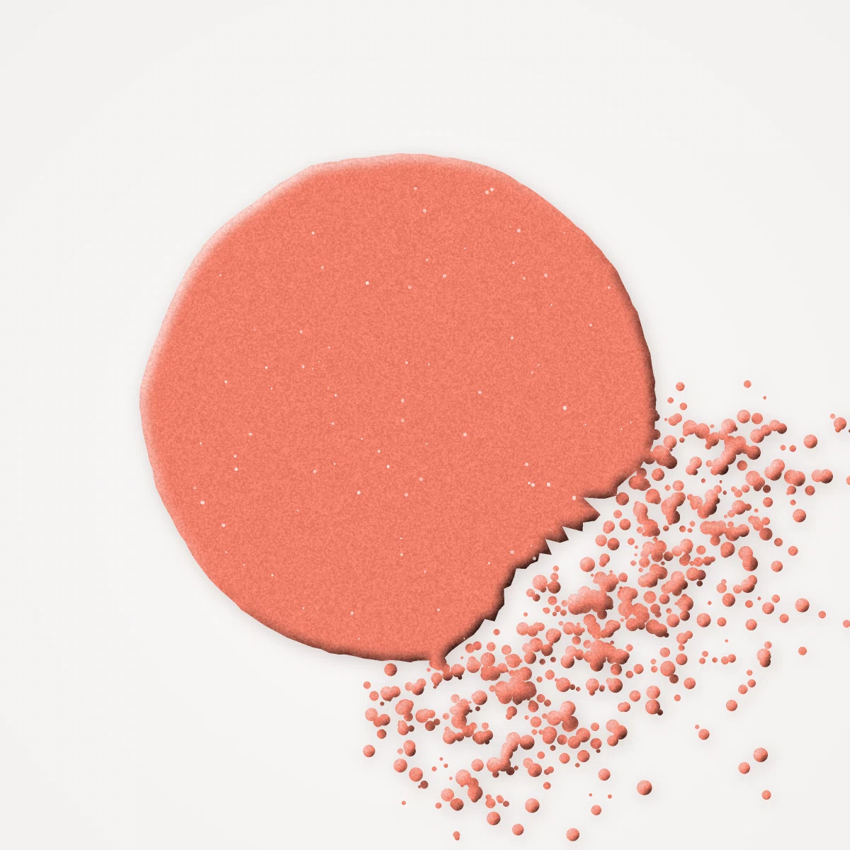 Blush Pluie Fine anti-fatigue – Yukimori, aperçu de la teinte 05 Corail