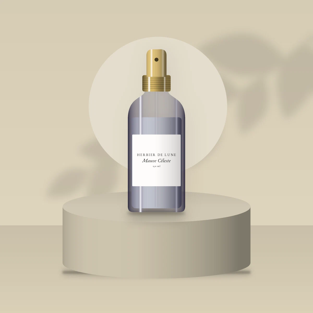 Soin sans rinçage brillance miroir Mauve Céleste – Herbier de Lune, photo d'ambiance