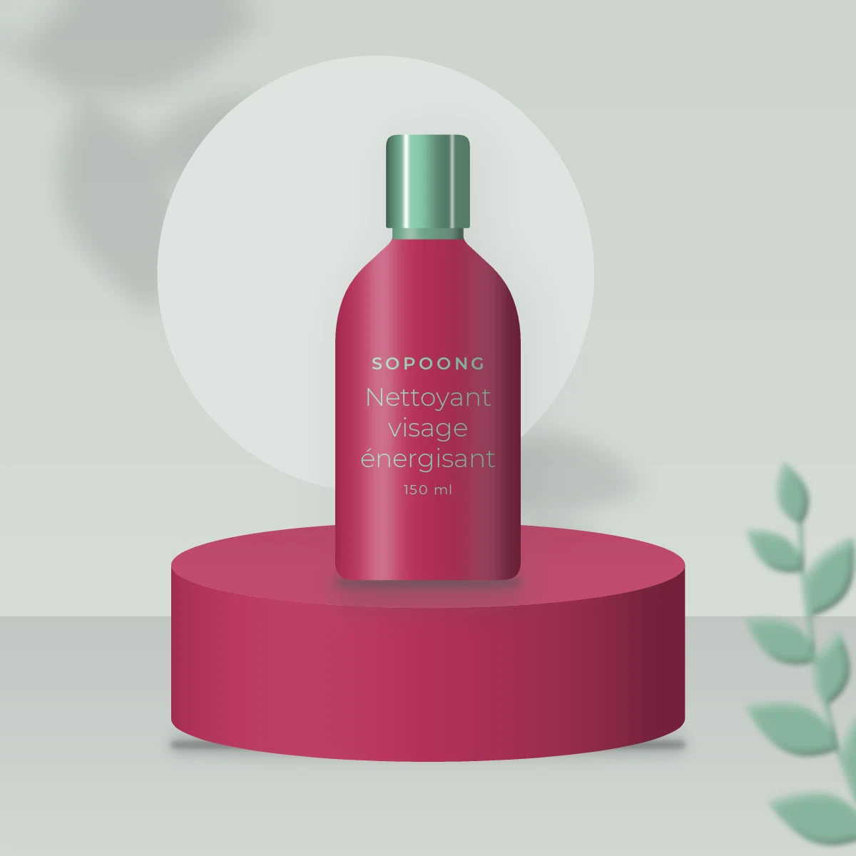 Nettoyant visage énergisant à la niacinamide – Sopoong, photo d'ambiance