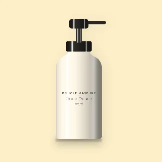 Crème coiffante Onde Douce au squalane végétal – Boucle Majeure, flacon-pompe 150 ml