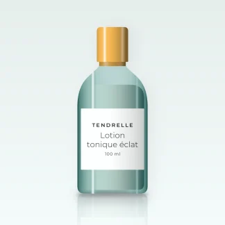 Lotion tonique éclat à l'extrait de réglisse – Tendrelle, flacon 100 ml