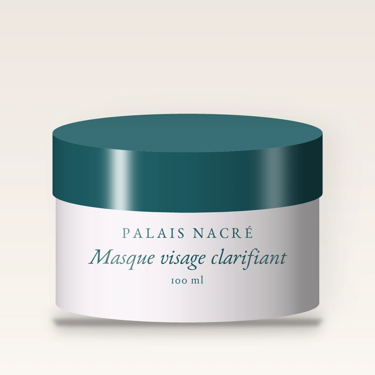 Masque visage clarifiant à l'extrait de papaye – Palais Nacré, pot 100 ml