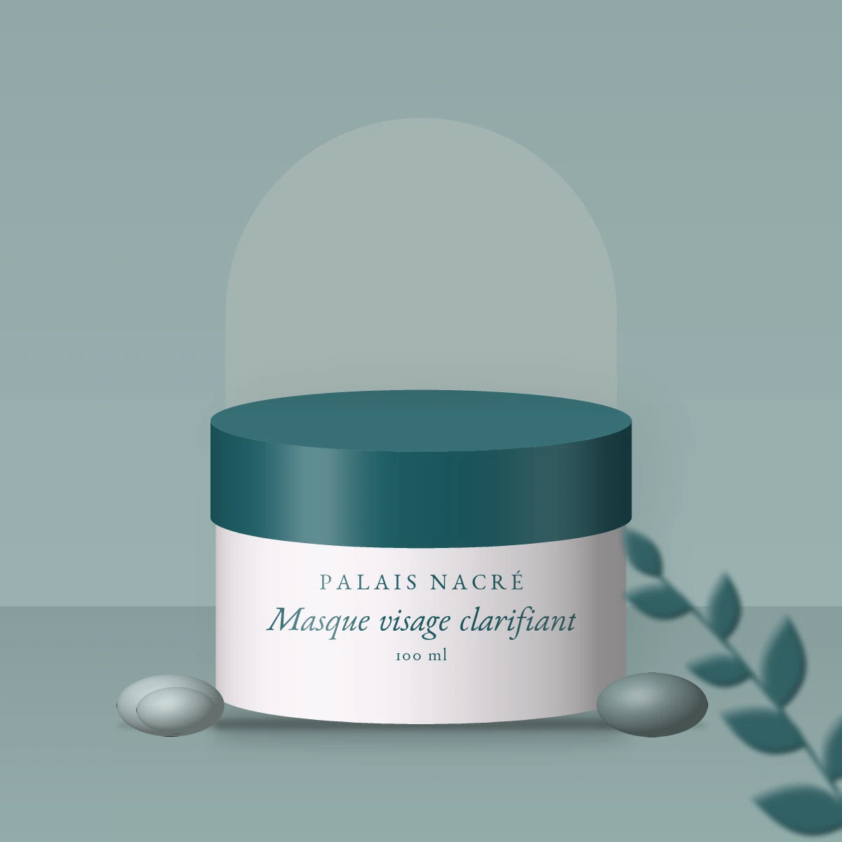 Masque visage clarifiant à l'extrait de papaye – Palais Nacré, photo d'ambiance