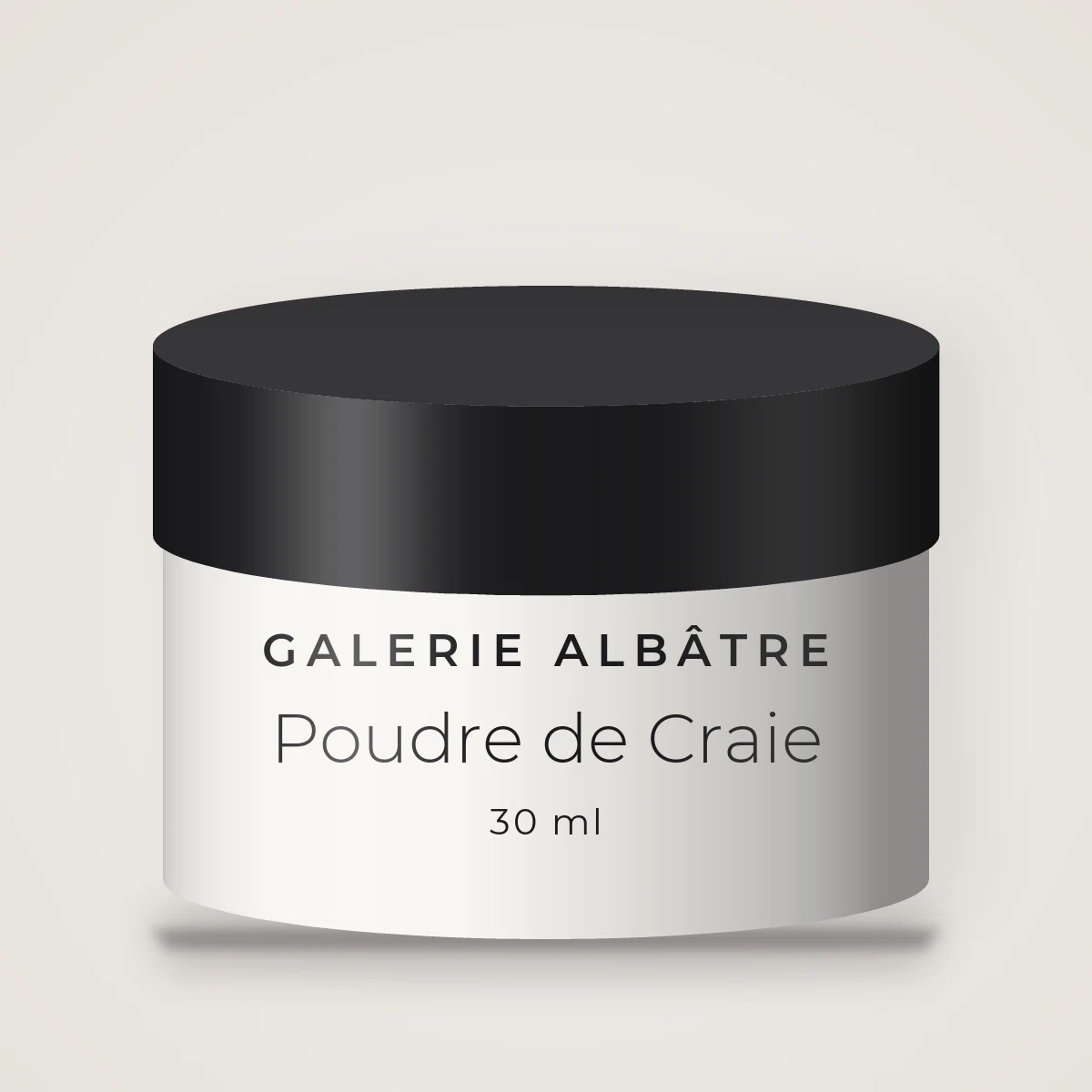 Soin anti-âge Poudre de Craie à l'acide férulique – Galerie Albâtre, pot 30 ml
