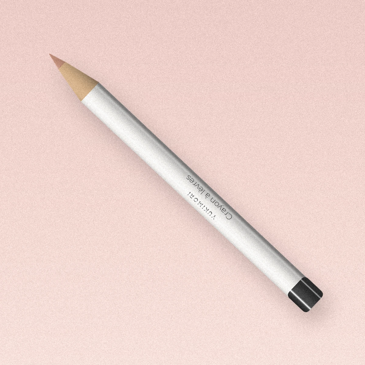 Crayon à lèvres haute précision au beurre de karité – Yukimori, 1,2 g, teinte 01 Nude beige