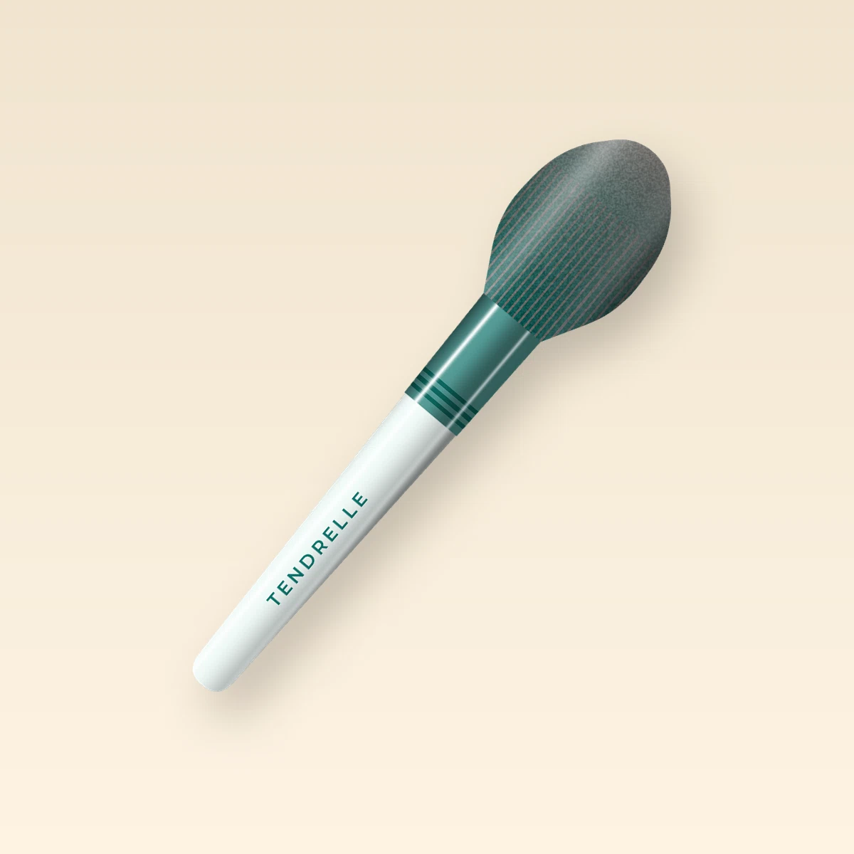 Brosse pneumatique en bois d'érable – Tendrelle, vue de face