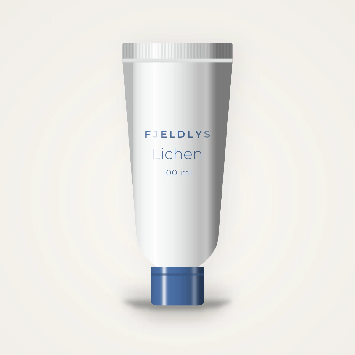 Gommage visage Lichen à l'extrait de pamplemousse – Fjeldlys, tube 100 ml