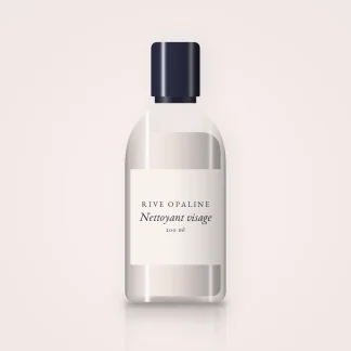 Nettoyant visage réconfortant à l'eau de rose – Rive Opaline, flacon 200 ml