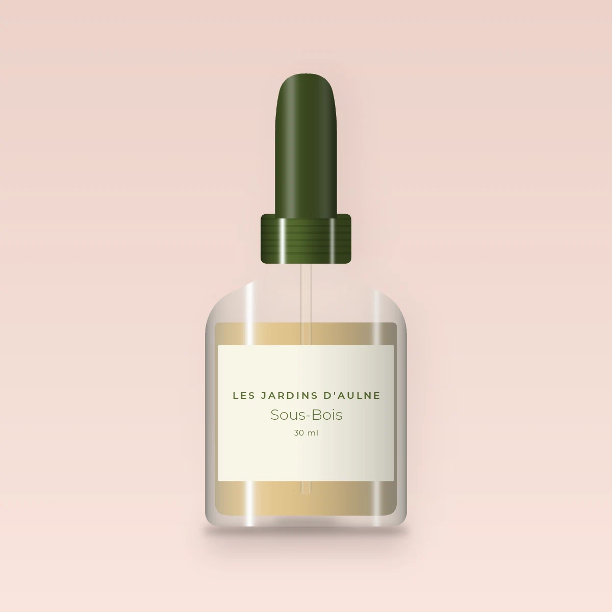 Huile capillaire soyeuse Sous-Bois – Les Jardins d'Aulne, flacon compte-gouttes 30 ml