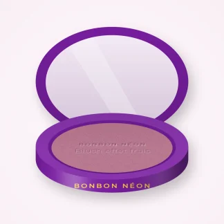Blush effet frais à l'huile de framboise – Bonbon Néon, boîtier 4 g, teinte 08 Mauve