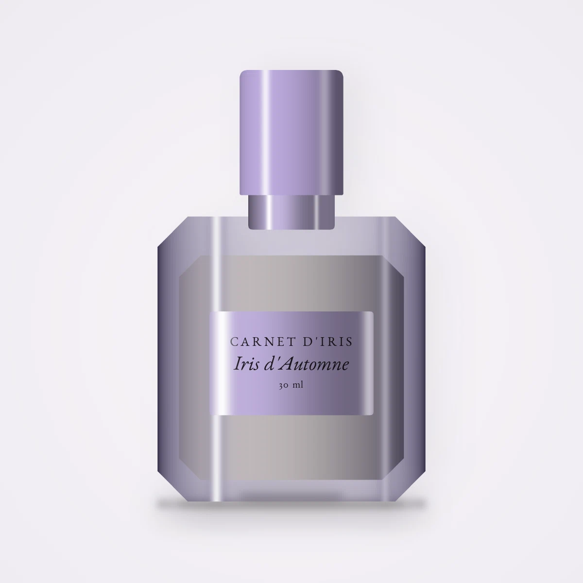Parfum Iris d'Automne nébuleux – Carnet d'Iris, flacon 30 ml