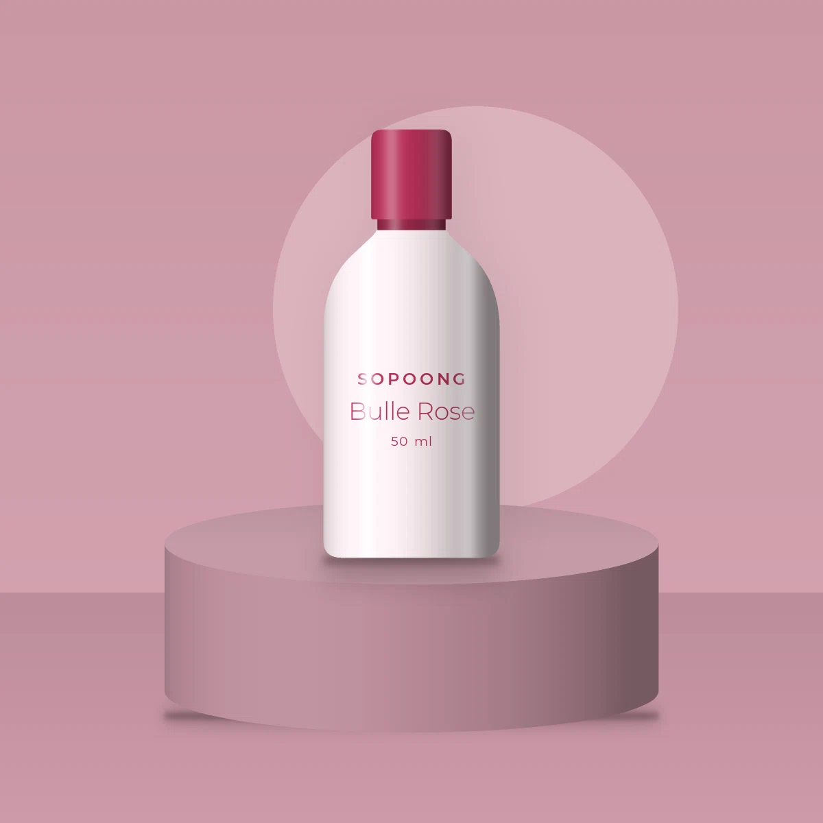 Huile corps Bulle Rose éclat – Sopoong, photo d'ambiance