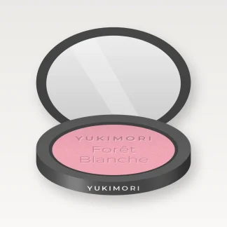 Blush Forêt Blanche à l'huile de framboise – Yukimori, boîtier 4 g, teinte 02 Rose tendre