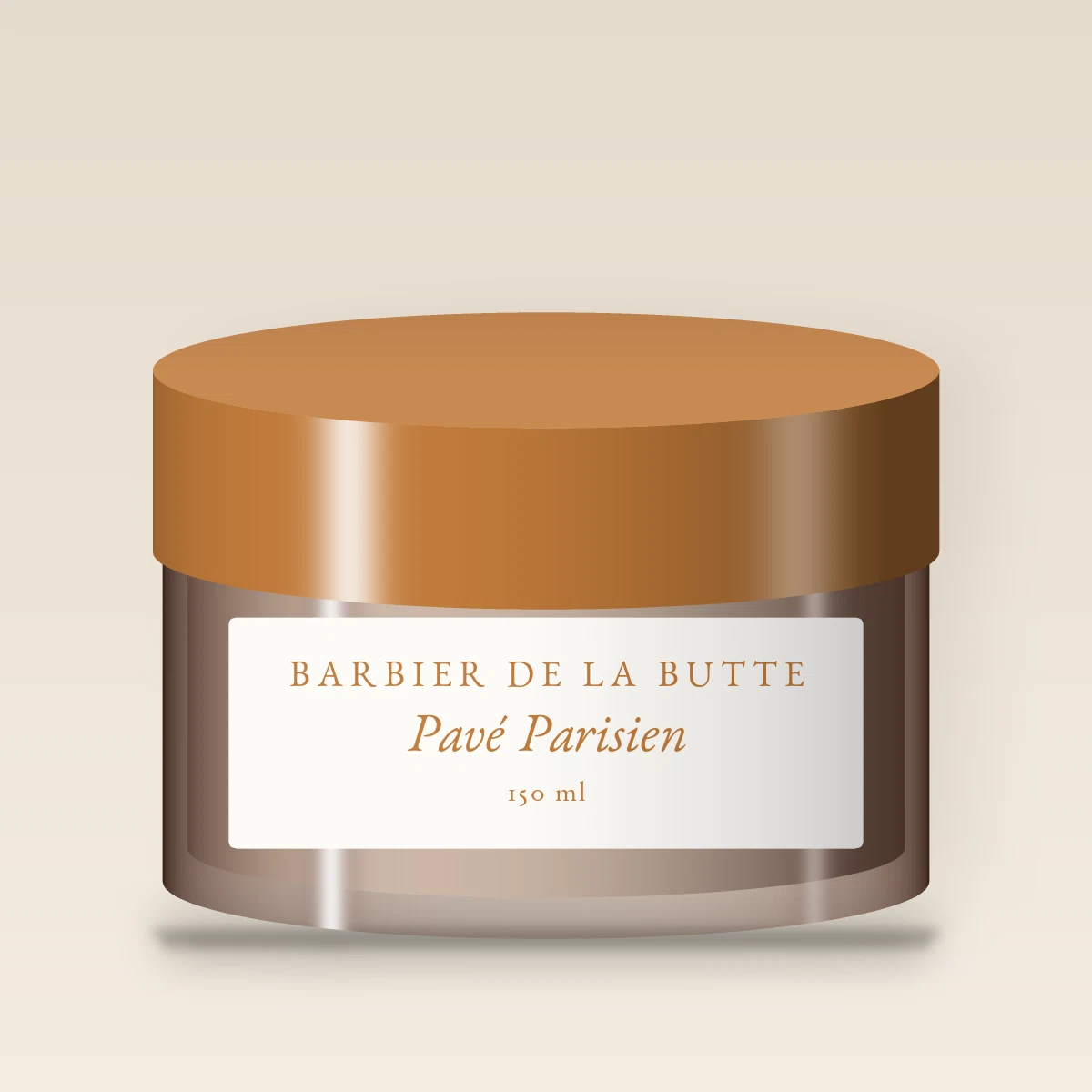 Masque capillaire définition boucles Pavé Parisien – Barbier de la Butte, pot 150 ml