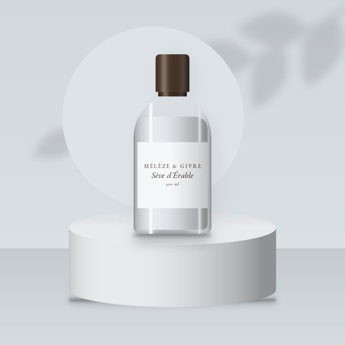 Shampooing douceur Sève d'Érable – Mélèze & Givre, photo d'ambiance