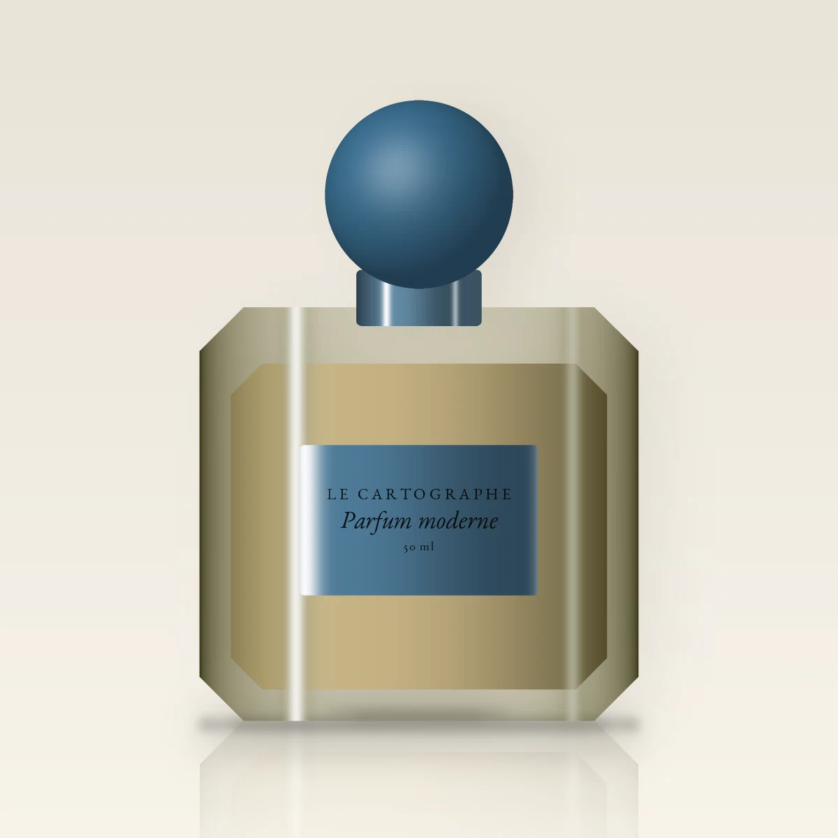 Parfum moderne au bois de gaïac pour homme – Le Cartographe, flacon 50 ml