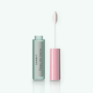 Gloss douceur Peau de Verre – Sanbit, flacon applicateur 8 ml, teinte 01 Cristal