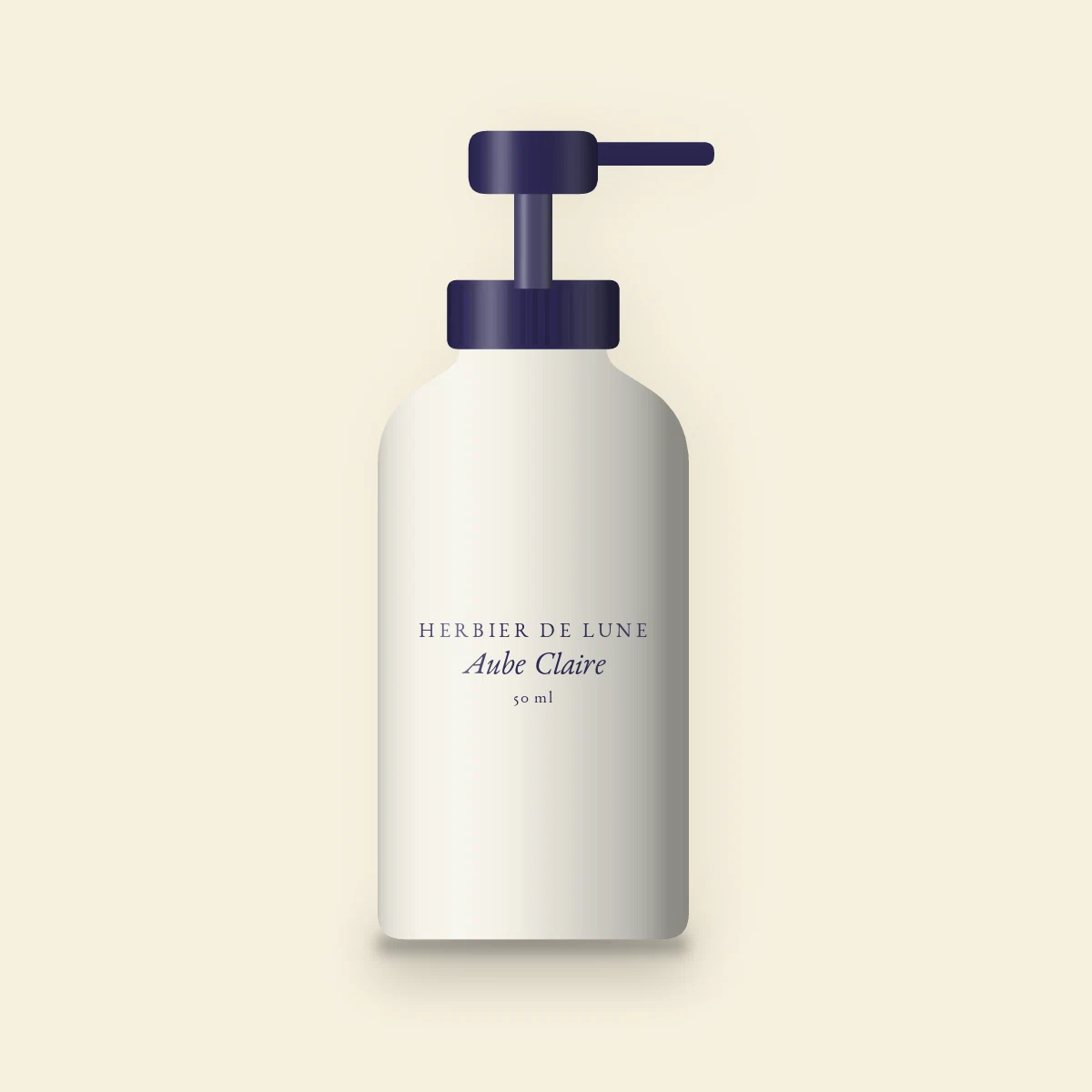Soin anti-âge Aube Claire à l'huile de cameline – Herbier de Lune, flacon-pompe 50 ml