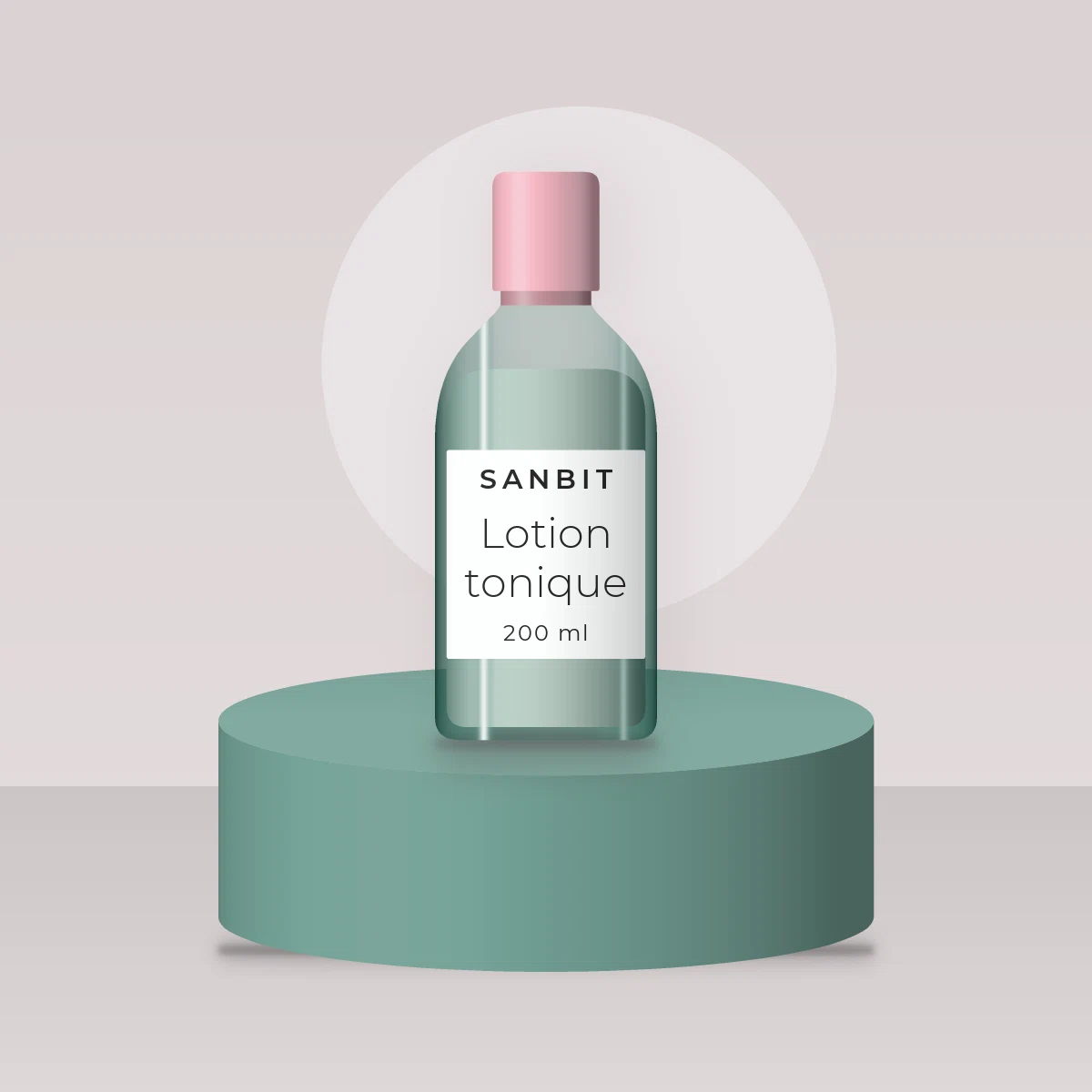 Lotion tonique sébo-régulatrice à l'eau de fleur d'oranger – Sanbit, photo d'ambiance