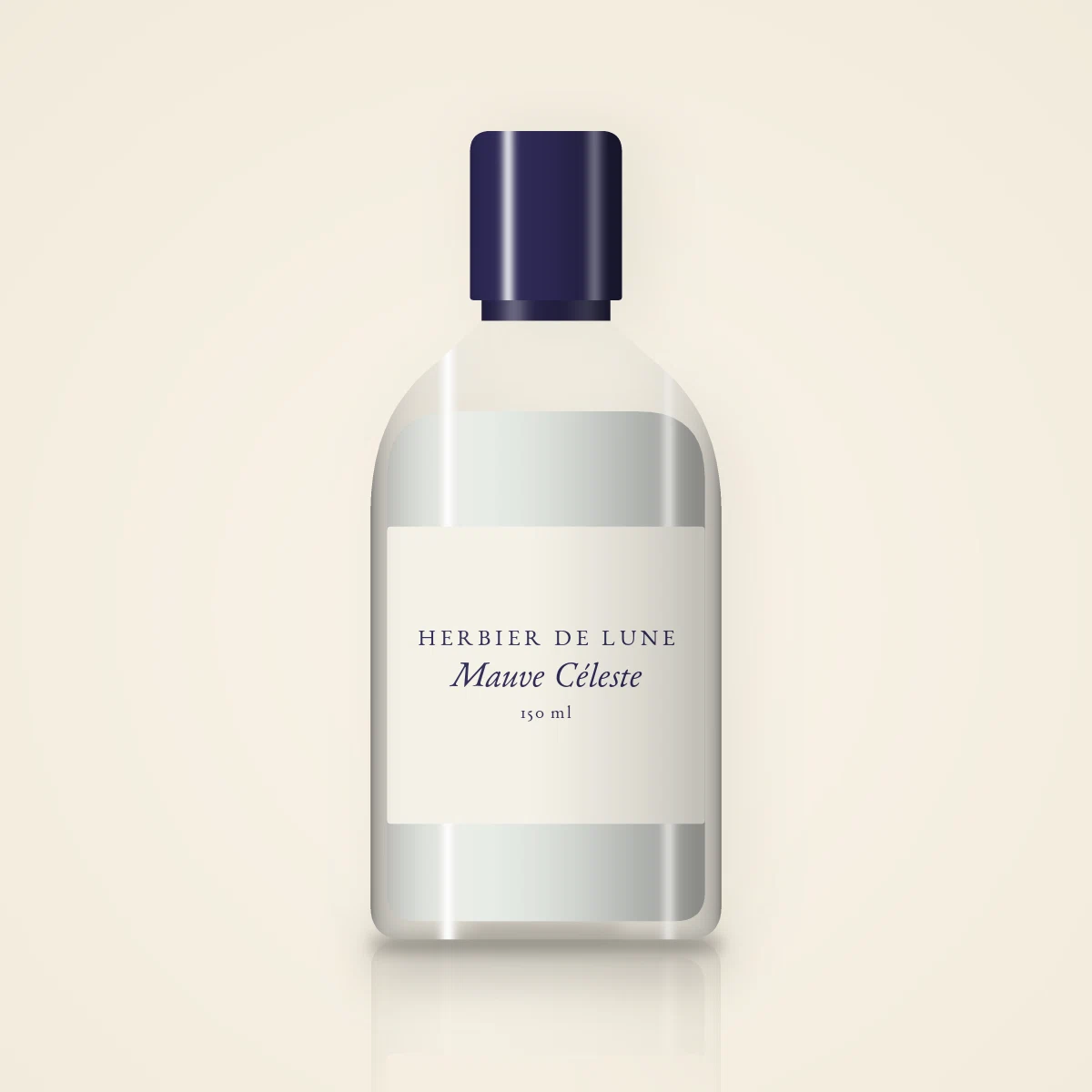 Nettoyant visage Mauve Céleste au charbon végétal – Herbier de Lune, flacon 150 ml