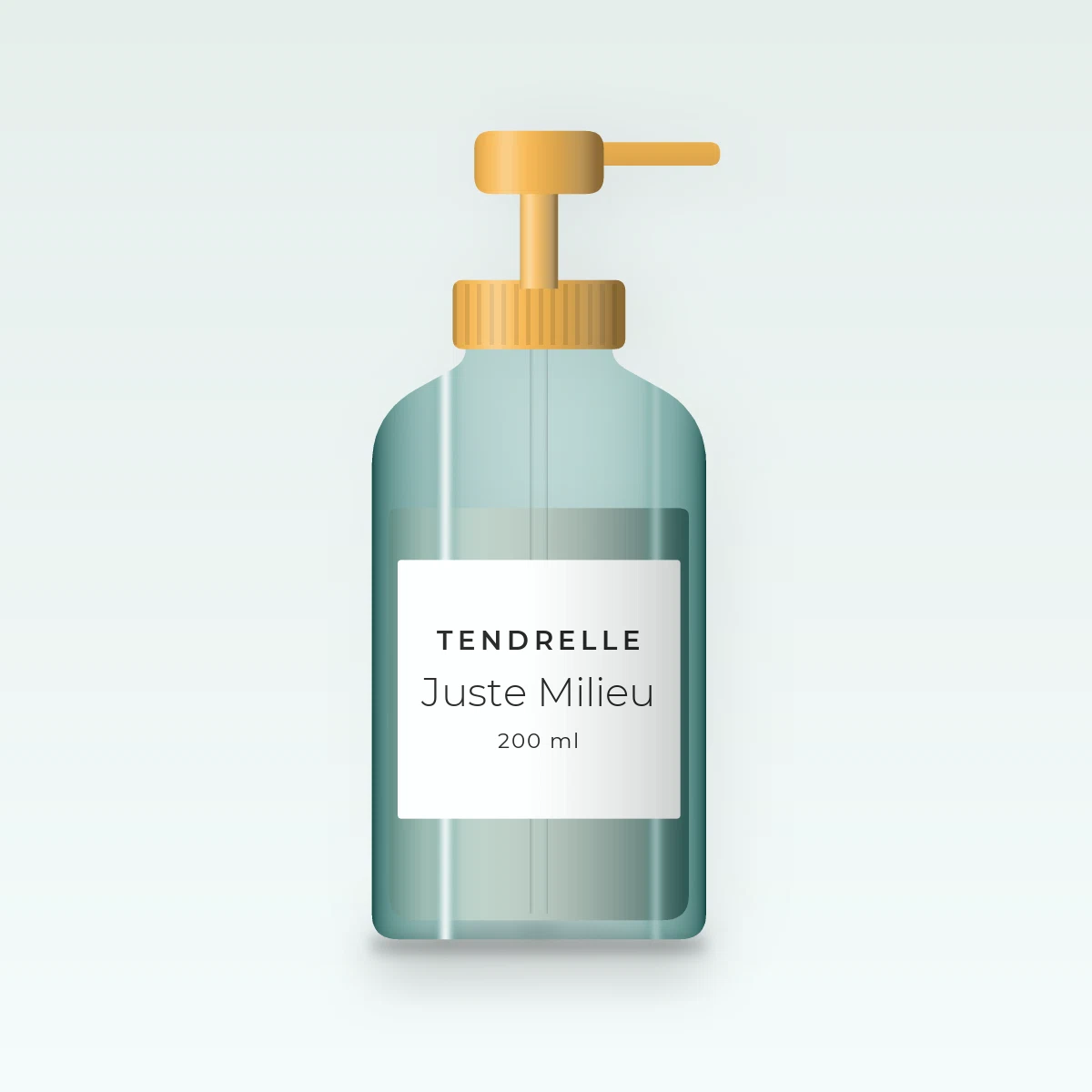 Juste Milieu nettoyant visage micellaire – Tendrelle, flacon-pompe 200 ml