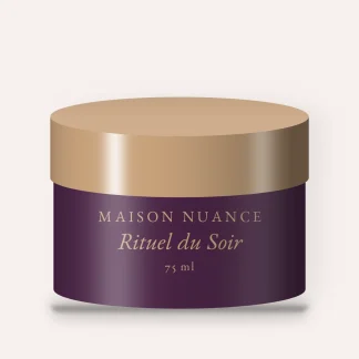 Gommage visage Rituel du Soir à l'argile blanche – Maison Nuance, pot 75 ml