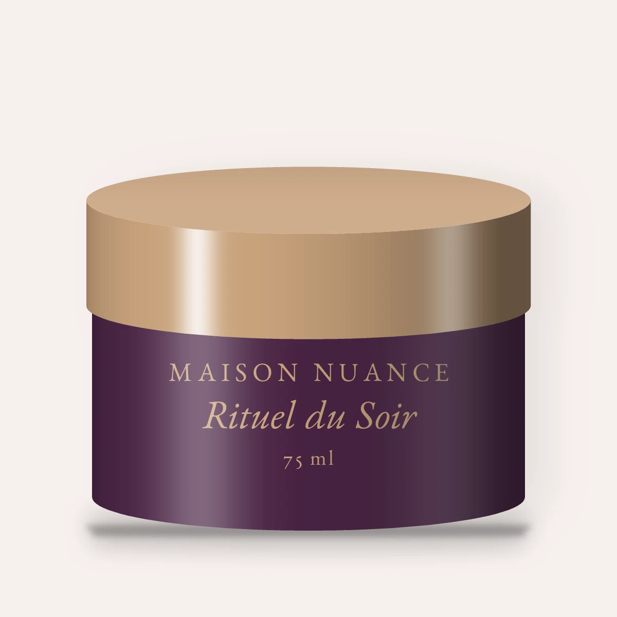 Gommage visage Rituel du Soir à l'argile blanche – Maison Nuance, pot 75 ml
