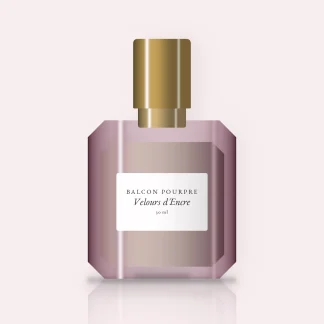Parfum Velours d'Encre à l'iris – Balcon Pourpre, flacon 30 ml
