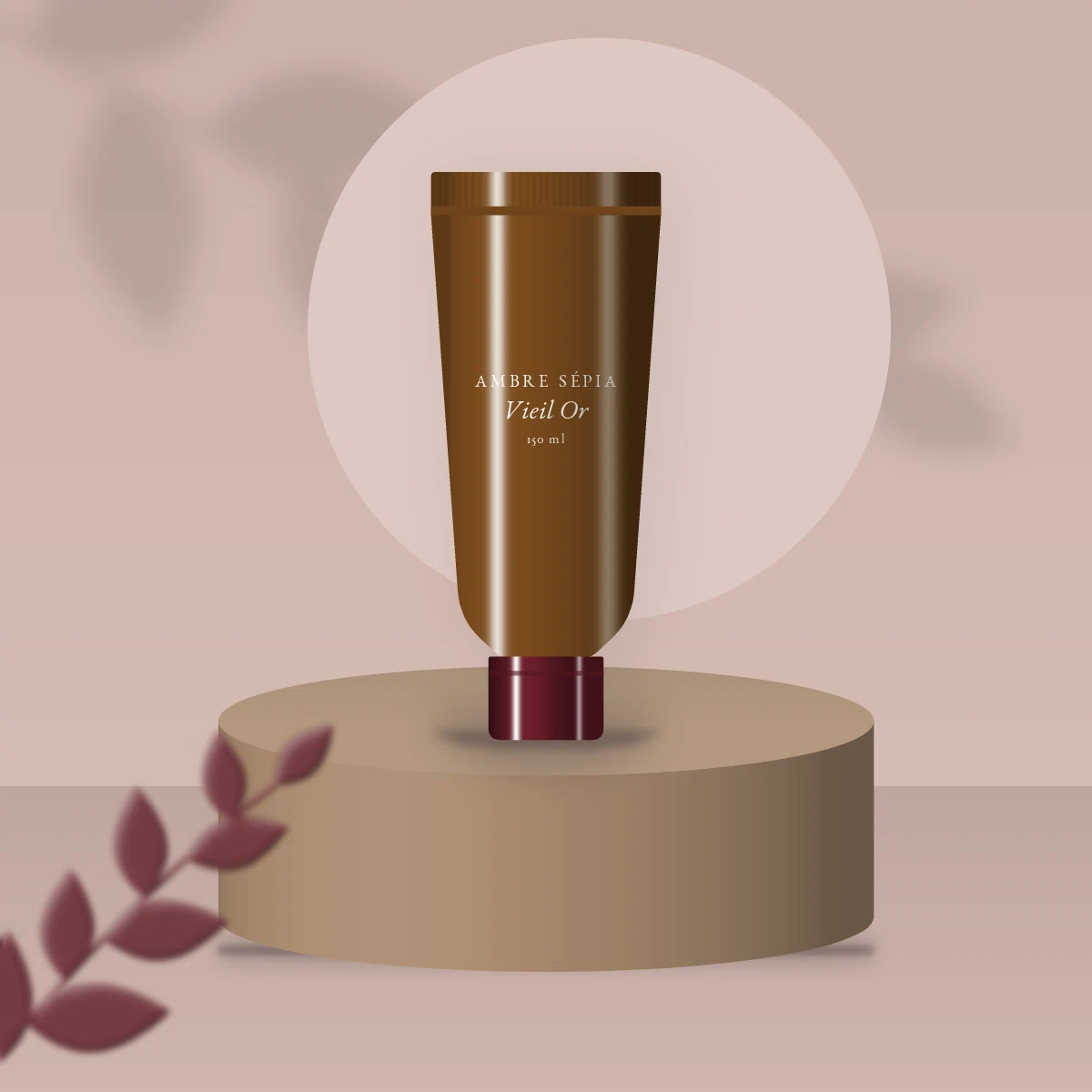 Lait solaire Vieil Or non gras SPF 50 – Ambre Sépia, photo d'ambiance