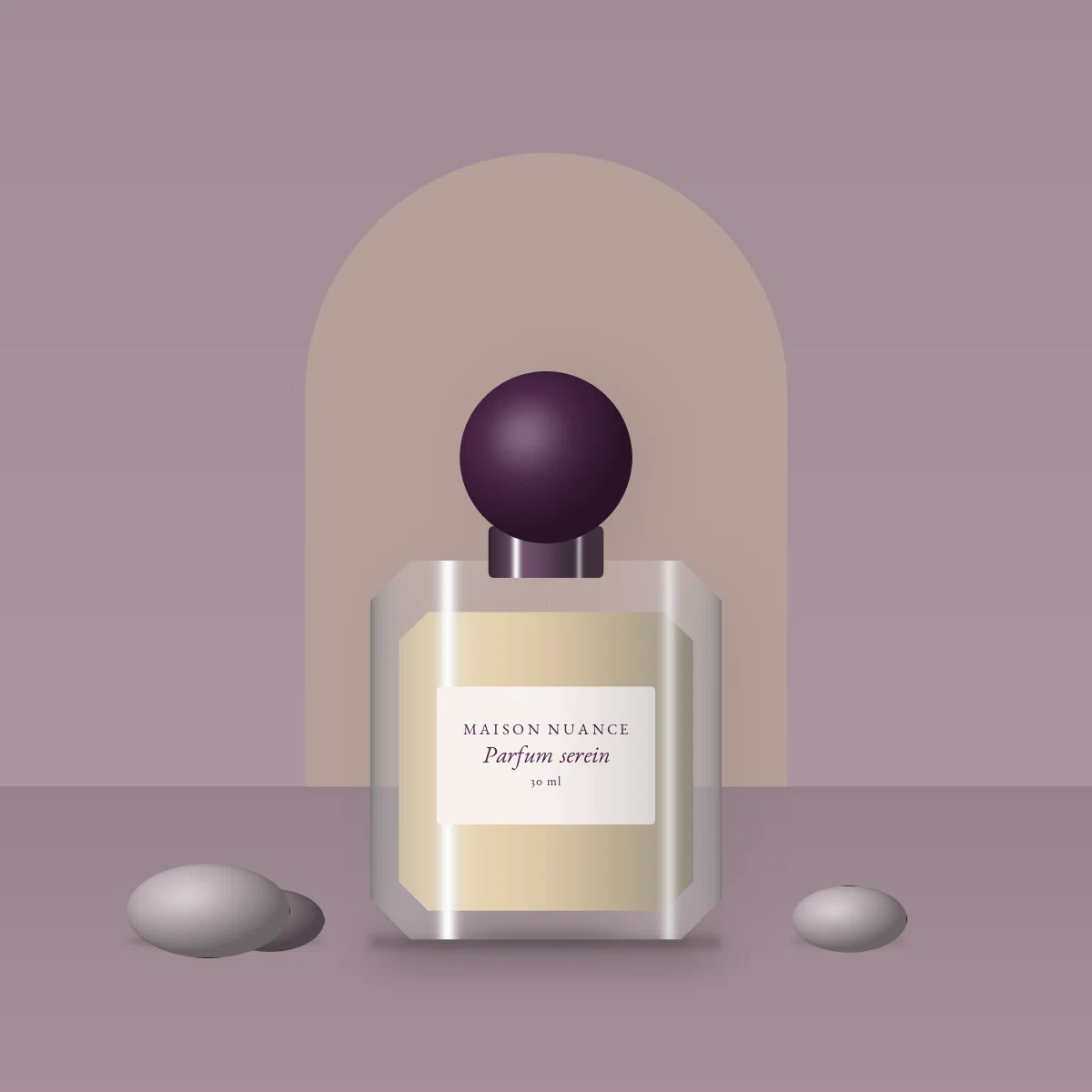 Parfum serein au bois de santal – Maison Nuance, photo d'ambiance