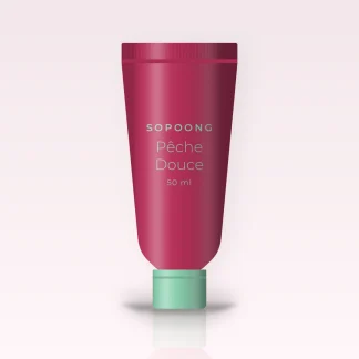 Pêche Douce crème hydratante adoucissante – Sopoong, tube 50 ml