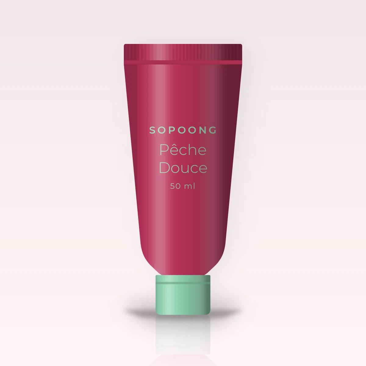 Pêche Douce crème hydratante adoucissante – Sopoong, tube 50 ml