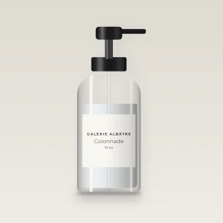 Baume après-rasage extra-doux Colonnade – Galerie Albâtre, flacon-pompe 75 ml