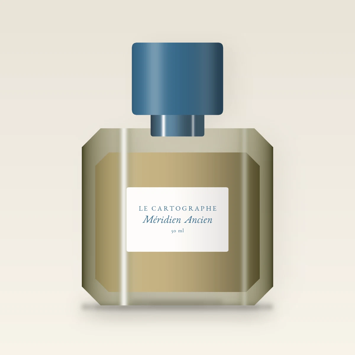 Parfum Méridien Ancien nautique au cacao – Le Cartographe, flacon 50 ml