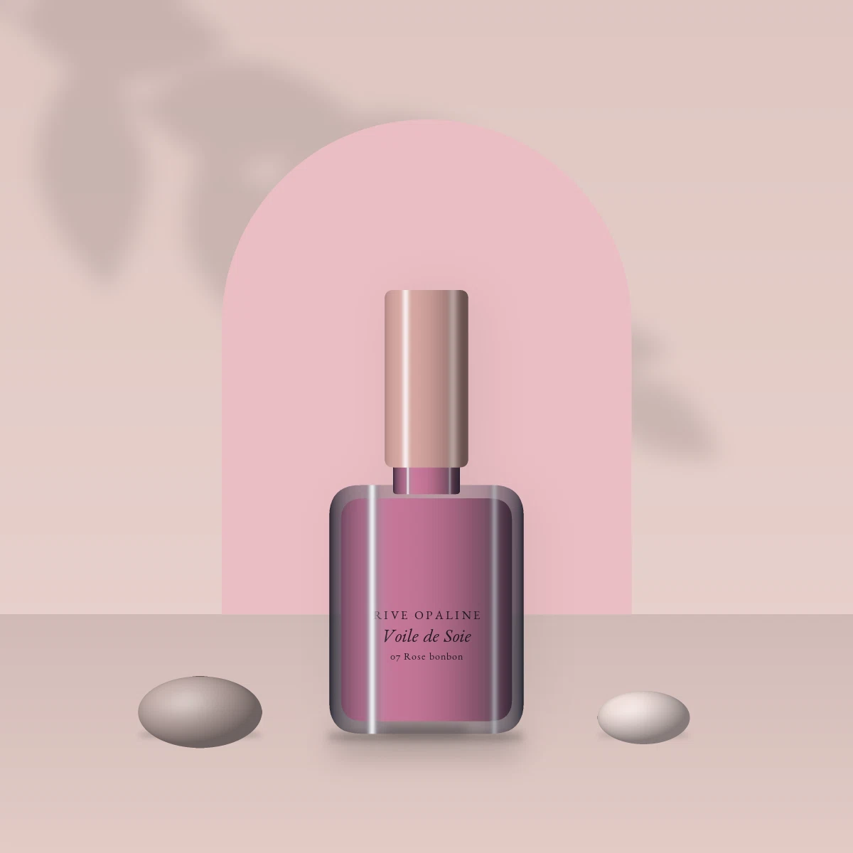 Vernis à ongles Voile de Soie application facile – Rive Opaline, photo d'ambiance