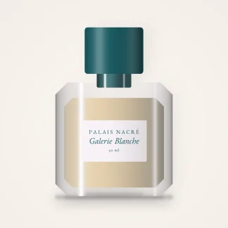 Parfum Galerie Blanche contemporain au poivre noir – Palais Nacré, flacon 50 ml