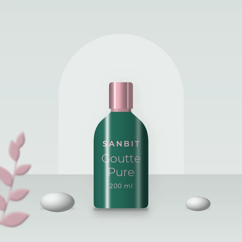 Goutte Pure lotion tonique douceur – Sanbit, photo d'ambiance