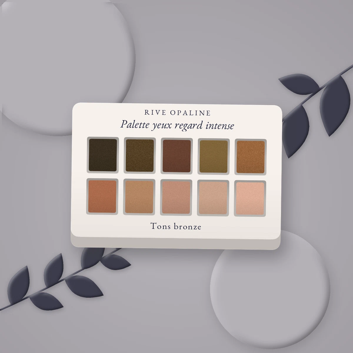Palette yeux regard intense à l'huile d'avocat – Rive Opaline, photo d'ambiance