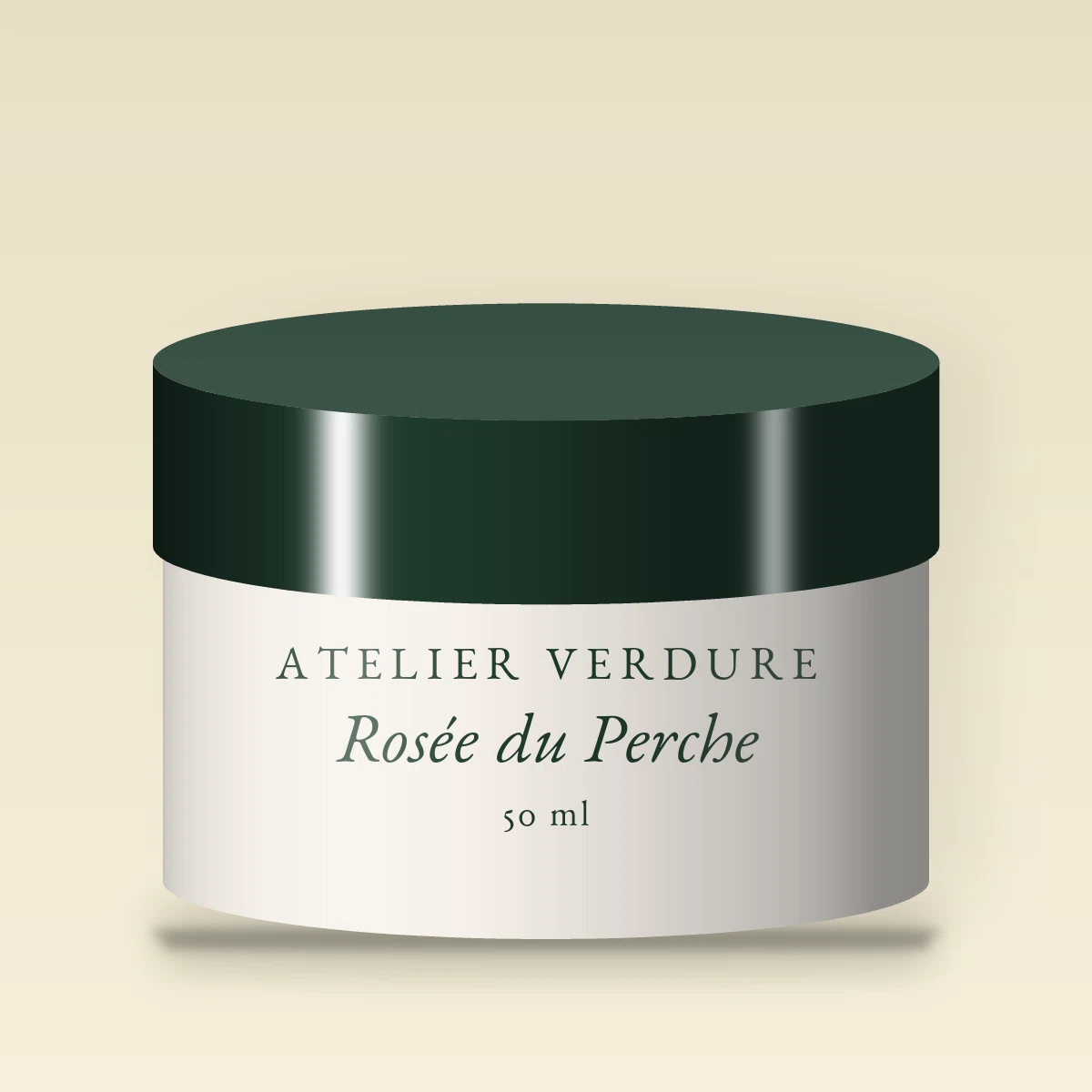 Gommage visage Rosée du Perche à l'extrait de papaye – Atelier Verdure, pot 50 ml