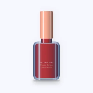 Vernis à ongles Pause Douce express – Joli Quotidien, flacon 5 ml, teinte 15 Rouge vermillon